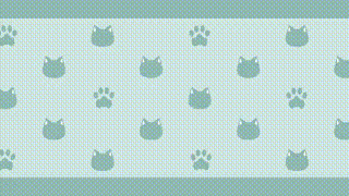 【無料動画素材】ループ再生可！かわいい猫と肉球のシンプル背景素材【商用可】